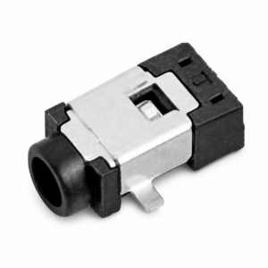 DC0508AB-6 2-pin right-angle SMD DC power jack with metal shell.png DC0508AB-6 DC power jack dimensions, PCB layout and 2-pin circuit diagram