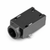 DC055A 3-pin switched SMD DC power jack for right-angle PCB mounting Panel-mount 3.5 mm audio jack socket (stereo) for PCB connections with metal mounting tabs