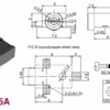 DC055A DC power jack dimensions, PCB footprint and 3-pin circuit diagram DC055A DC power jack dimensions, PCB footprint and 3-pin circuit diagram