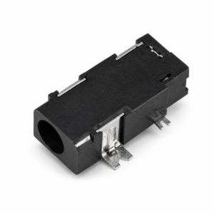 DC1103 low-profile right-angle PCB-mount DC power jack