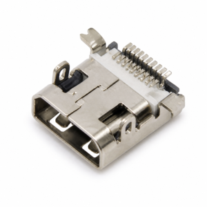 HDMI-M-1900 19-pin Micro HDMI Type D female right-angle SMT PCB receptacle