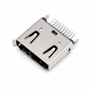 HDMI-M-1916 19-pin HDMI Type A 180-degree vertical through-hole PCB receptacle