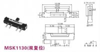 Slide Switch MSK1130