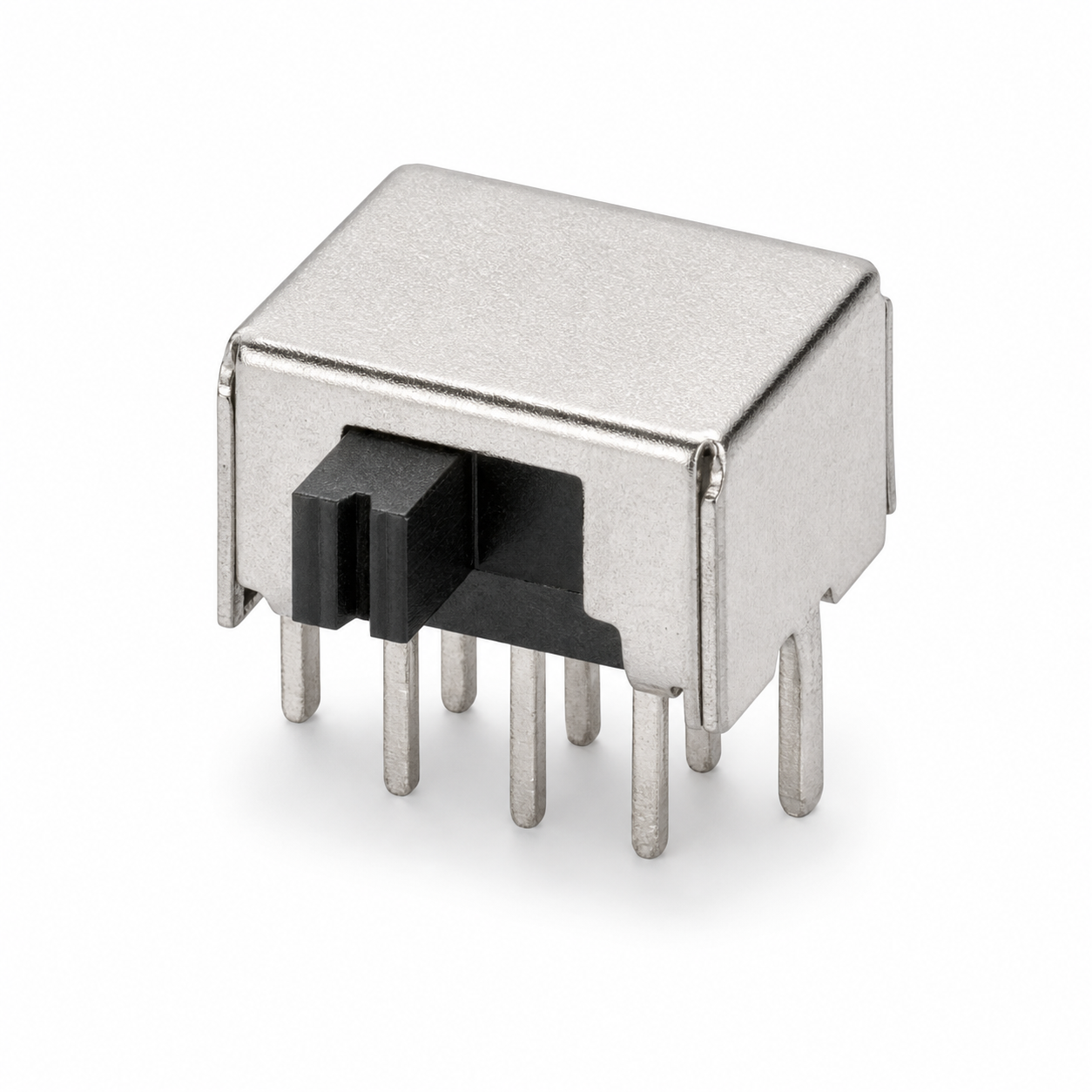 SK22D03 SK22D03 DPDT PCB-mount mini slide switch with metal housing