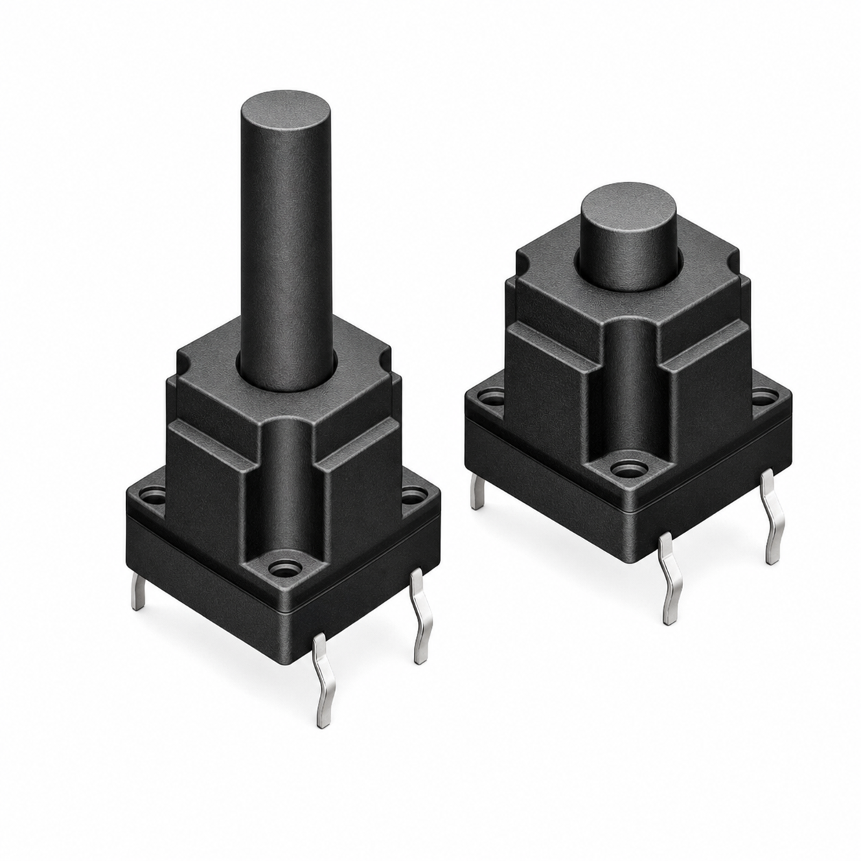 wp10a-h-10mm-through-hole-tactile-switch WP10A-H 10 × 10 mm through-hole tactile switch with round stem