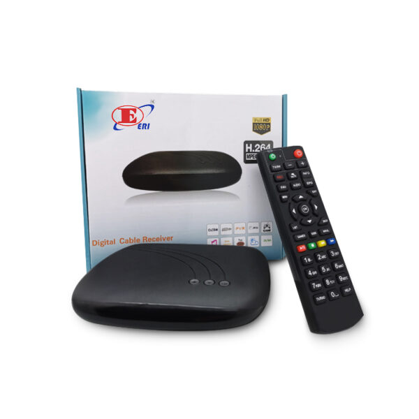 Ruso gratis caja de TV Digital 1080P DVB-C receptor de Cable DVBT2