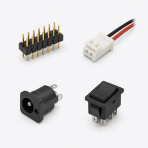 Conectores y componentes electromecánicos